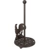 Clayre & Eef 6Y5639 Kuchyňský držák na rohlíky Iron Brown Ø17x33 cm Venkovský styl