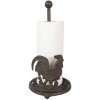 Clayre & Eef 6Y5639 Kuchyňský držák na rohlíky Iron Brown Ø17x33 cm Venkovský styl