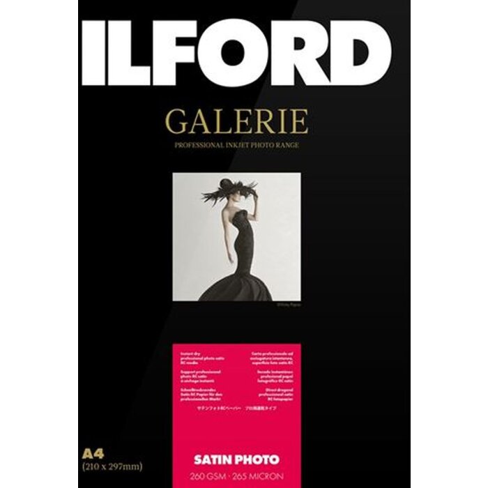 Ilford Gallery Satin Photo Paper 260g A4 100 listů