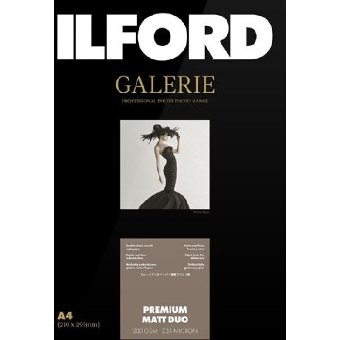Ilford Galerie Premium Matt Duo 200g A4 50 listů inkoustového papíru