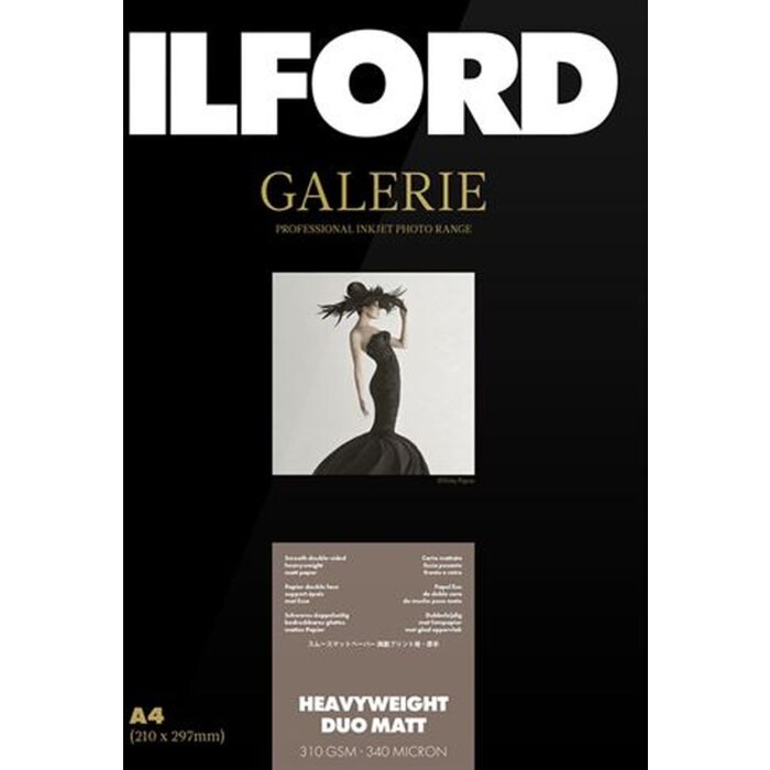 Ilford Gallery Duo Matt A4 50 listů 210 g/m² fotografického papíru