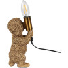 Clayre & Eef 6LMP792 Stolní lampa Dog Gold 11x13x23 cm E14 40W