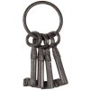 Clayre & Eef 6Y5643 Ozdoba na klíče hnědá 6x3x13 cm