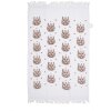Ručník pro hosty Clayre & Eef CTGTW White Brown Deer Motif 40x66 cm Country Style