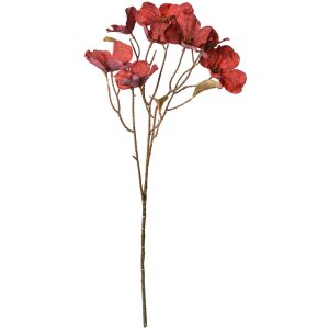 Clayre & Eef 5PL0112R Umělý květ červený 12x8x72 cm