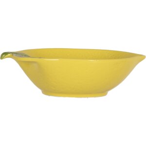 Clayre & Eef 6CEBO0084L Mísa citronově žlutá 12x18x5 cm 225ml