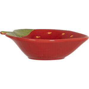 Clayre & Eef 6CEBO0085M Miska ve tvaru jahody 20x16x5 cm 275 ml