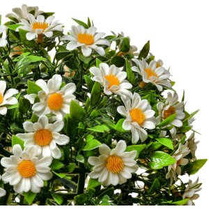 Clayre & Eef 6PL0324M Dekorativní koule z umělých květin kopretina Ø 22 cm