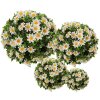 Clayre & Eef 6PL0324M Dekorativní koule z umělých květin kopretina Ø 22 cm