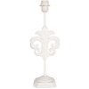 Clayre & Eef 6LMP796 Podstavec lampy dřevo bílý 17x13x44 cm E27 max 60W