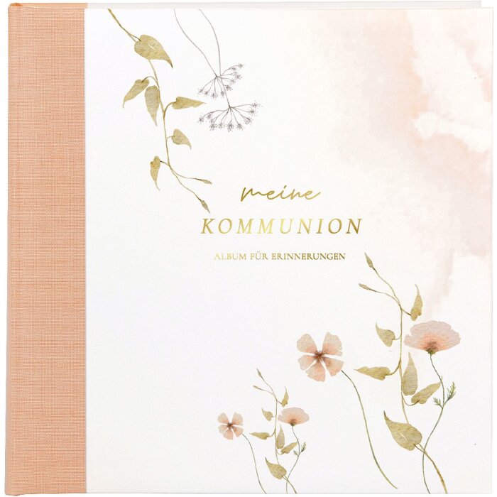 Goldbuch communion fotoalbum Blütenzauber rosé 25x25 cm 58 stran