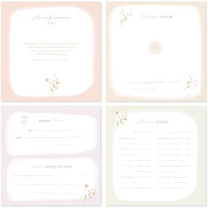Goldbuch communion fotoalbum Blütenzauber rosé 25x25 cm 58 stran