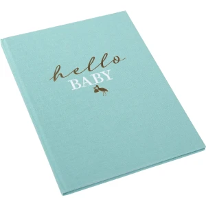 Goldbuch dětský deník hello.baby Aqua 21x28 cm 44 stran zlatá ražba