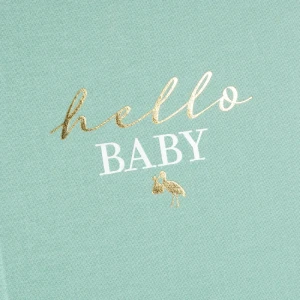 Goldbuch dětský deník hello.baby Aqua 21x28 cm 44 stran zlatá ražba
