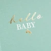 Goldbuch dětský deník hello.baby Aqua 21x28 cm 44 stran zlatá ražba
