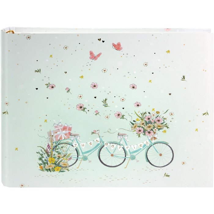 Goldbuch fotoalbum kniha hostů Květiny Tandem skrytá spirála 29x23 cm 50 stran