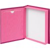 Úložný box Goldbuch Bella Vista fuchsiově růžový s okénkem na fotografie 19x14x3,8 cm