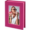 Úložný box Goldbuch Bella Vista fuchsiově růžový s okénkem na fotografie 19x14x3,8 cm