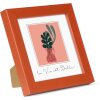 Goldbuch dřevěný rám Aura 10x10 cm Rust pravé dřevo se stojanem a čirým sklem