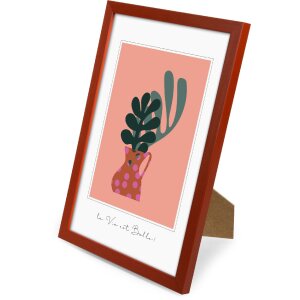 Dřevěný rám Goldbuch Aura 20x30 cm Pravé rezavé dřevo s čirým sklem a zadním panelem z MDF desky