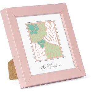 Goldbuch dřevěný rám Aura 10x10 cm Dirty Rose pravé dřevo čiré sklo MDF