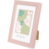 Goldbuch dřevěný rám Aura 10x15 cm Dirty Rose pravé dřevo čiré sklo MDF zadní panel
