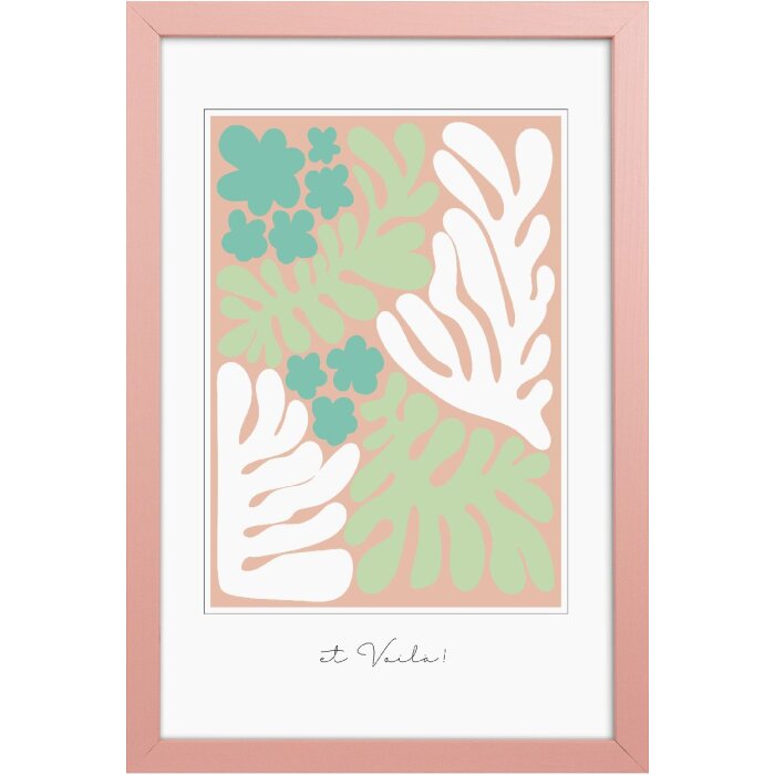 Goldbuch dřevěný rám Aura 20x30 cm Dirty Rose pravé dřevo čiré sklo MDF