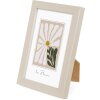 Goldbuch Dřevěný rám Aura 10x15 cm Béžový Pravé dřevo Čiré sklo MDF zadní panel