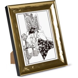 Goldbuch fotorámeček Destello 15x20 cm zlatý plast kovový vzhled kladívkový povrch