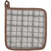 Clayre & Eef CSP45 Chňapka se vzorem dýně 20x20 cm Šedohnědá