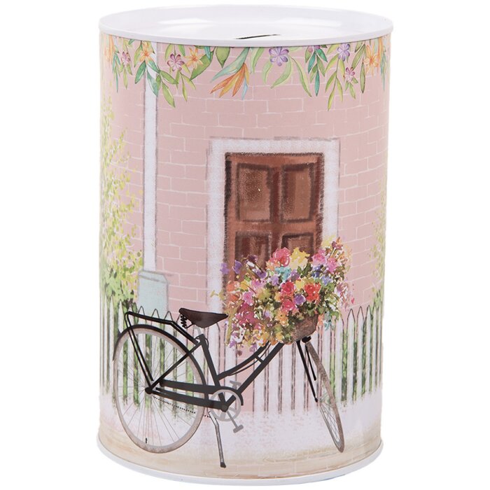 Clayre & Eef 6BL0155 Peněženka růžová Retro Ø 10x15 cm