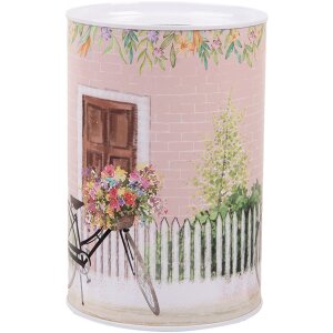 Clayre & Eef 6BL0155 Peněženka růžová Retro Ø 10x15 cm