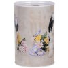 Clayre & Eef 6BL0161 Pokladnička na peníze Dog Flowers Ø 10x15 cm