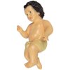 Clayre & Eef 6PR5282 Dekorativní figurka dítěte v barokním stylu béžová 20x15x37 cm