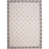 Clayre & Eef LVT42-1G Kuchyňská utěrka béžovo-šedá se vzorem srdce 50x70 cm