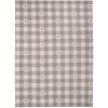 Clayre & Eef LVT42-2G Kuchyňská utěrka béžová šedá ve venkovském stylu 50x70 cm Bavlna