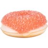 Clayre & Eef 65980P Dekorace Donut červená plastová Ø 6x2 cm