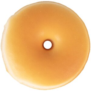 Clayre & Eef 65980Y Dekorace Donut žlutá Ø 6x2 cm