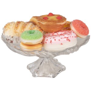 Clayre & Eef 65981 Dekorace Donut růžová Ø 8x3 cm Plastová