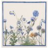 Clayre & Eef 73075 Papírové ubrousky bílé modré 33x33 cm 20 kusů