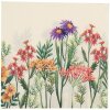 Clayre & Eef 73079 Papírové ubrousky béžovo-růžové 33x33 cm 20 kusů venkovský styl