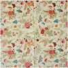 Clayre & Eef 73081 Papírové ubrousky 33x33 cm Béžová Růžový květinový motiv