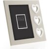 ZEP Dřevěný fotorámeček Merida Grey White Heart Design 10x15 cm 13x18 cm