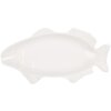 Clayre & Eef 6CEBO0171 Mísa Fish White 30x15x3 cm Keramický venkovský styl