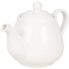Clayre & Eef 6CETE0144 Čajová konvice keramická bílá 800 ml 22x13x15 cm