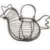 Clayre & Eef 6Y5702 Košík Chicken Country Style Brown Iron 23x14x17 cm