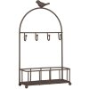 Clayre & Eef 6Y5707 Tabule na klíče hnědá 16x6x28 cm venkovský styl železo