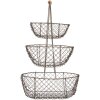 Clayre & Eef 6Y5722 Úložný koš Iron Black 30x22x50 cm