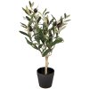 Clayre & Eef 6PL0370 Dekorativní stromek zelený plast 15x15x50 cm