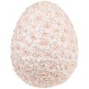Clayre & Eef 6PR5190 Dekorativní vejce růžovo-bílé Polyresin 22x22x27 cm